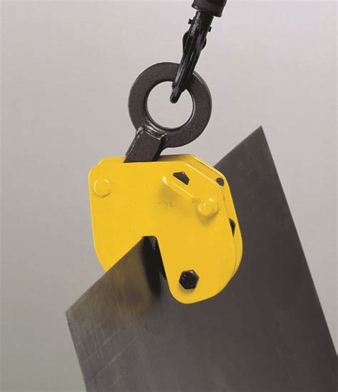 vertical plate clamp lifting attachment